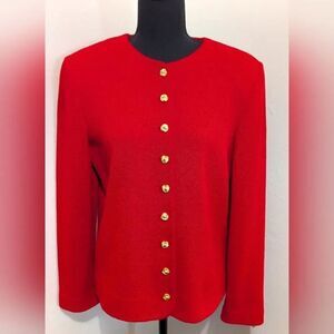 VTG 90s Castleberry Preppy Academia Maximalist The Nanny Countryside Cardigan 12